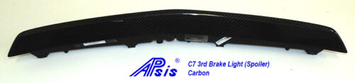 C7 14-UP Lamination Black Carbon 3rd Brake Light (Spoiler) (Core Exchange)  ($298.00 + Refundable Core Charge $150.00) (High Gloss or Matte Finish)