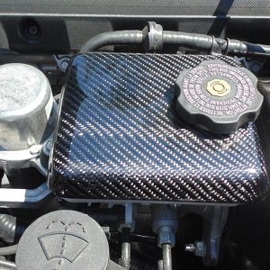 C7 14-UP Lamination Black Carbon Master Cylinder Cover (Overlay) (High Gloss or Matte Finish)