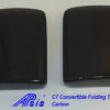 C7 14-UP Lamination Black Carbon Convertible Folding Top Insert, 2 pcs/set (Core Exchange)  ($698.00 + Refundable Core Charge $100.00)  (High Gloss or Matte Finish)