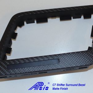 C7 14-UP Lamination Black Carbon Shifter Surround Bezel