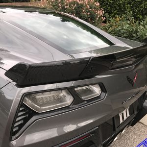 C7 Z06 15-UP, Replica Stage 3 Spoiler, 4 pcs/set, Matte Black (Carbon Flash, High Gloss Carbon or Matte Finish Carbon)