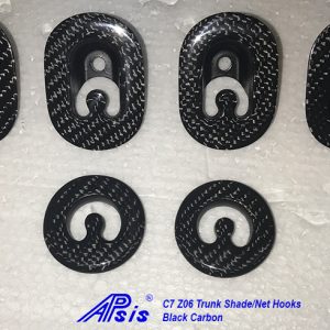 C7 Z06 14-UP Lamination Black Carbon Trunk Shade/Cargo Net Hooks Set, 6pcs/set (Core Exchange)