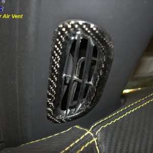 C6 05-13 Lamination Burlwood, Black Carbon or Silver Carbon Interior A-Pillar Air Vent (Core Exchange)