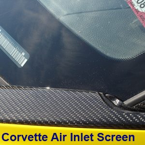 C6 Z06 06-13 Lamination Black Carbon or Silver Carbon Air Inlet Screen (Core Exchange)