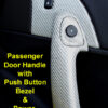 C6 05-13 Lamination Burlwood, Black Carbon or Silver Carbon Push Button Door Opener (Core Exchange)  (Starting from $225.00 + Refundable Core Charge $100.00)
