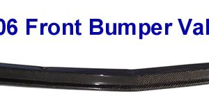 C6 05-13 Lamination Burlwood, Black Carbon or Silver Carbon Z06 Front Splitter (Core Exchange)