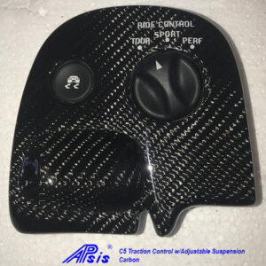 C5 97-04 Lamination Burlwood, Black Carbon or Silver Carbon Traction Control Bezel, (Plain, w/ Adjustable Suspension or w/ Passenger Airbag Indicator) (Core Exchange) (Starting from $328.00 + Refundable Core Charge $50.00)