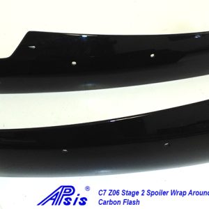 C7 Z06 15-UP, Replica Stage 2 Spoiler Side Pc Only, 2 pcs/set, Matte Black (Carbon Flash, High Gloss Carbon or Matte Finish Carbon)