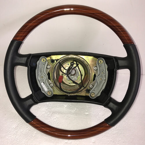 Mercedes W107 Burlwood or Zebrano Wood Steering Wheel 72-89