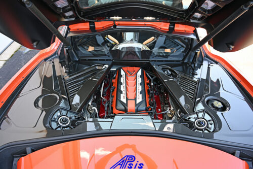 C8 20-UP, Engine Appearance Package, 2 Pcs/set, in Carbon Flash or High Gloss Carbon
