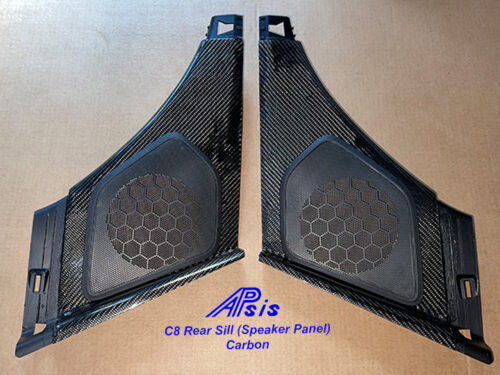 C8 20-UP, Rear Sill, 2 pcs/set, High Gloss Carbon (Core Exchange)