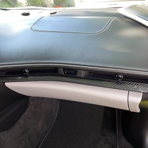 C8 20-UP, Right Dash Chrome Trim, High Gloss Carbon (Overlay)