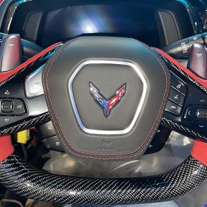 C8 20-UP, Spoke Chrome Trim, 2 pcs/set, High Gloss Carbon (Core Exchange)